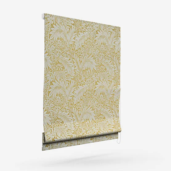 William Morris At Home Larkspur Woven Ochre roman