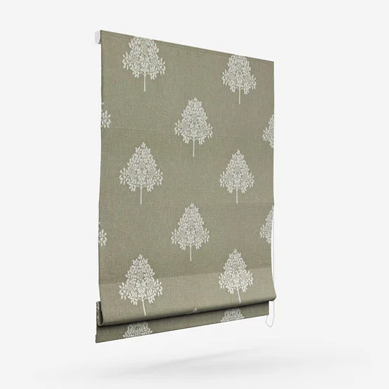 William Morris At Home Marigold Tree Embroidery Nettle roman