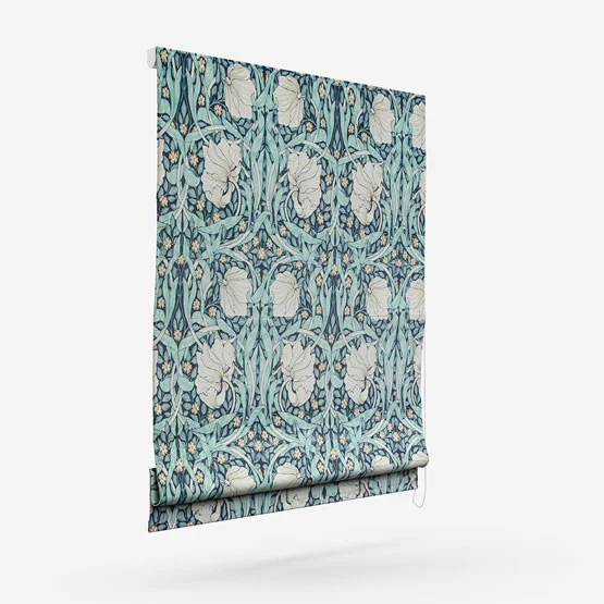 William Morris At Home Pimpernel Velvet Indigo roman
