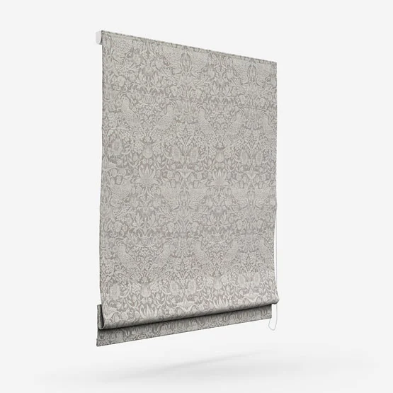 William Morris At Home Strawberry Thief Woven Limestone roman