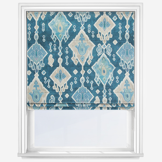 Agulla Indigo Roman Blind