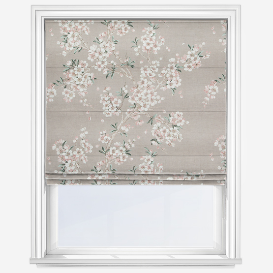 Alix Putty Roman Blind