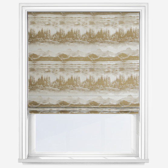 Amaro Ochre Roman Blind