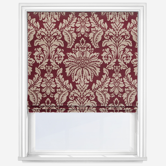 Anzio Berry Roman Blind