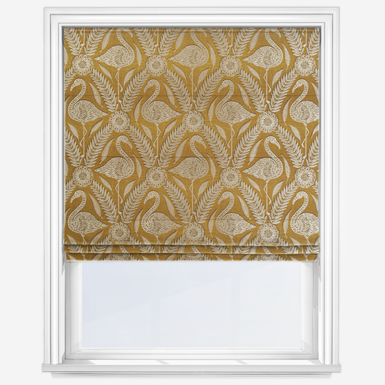 Baux Ochre Roman Blind