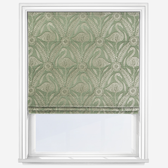 Baux Sage Roman Blind