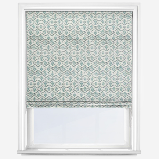 Calvia Indigo Roman Blind