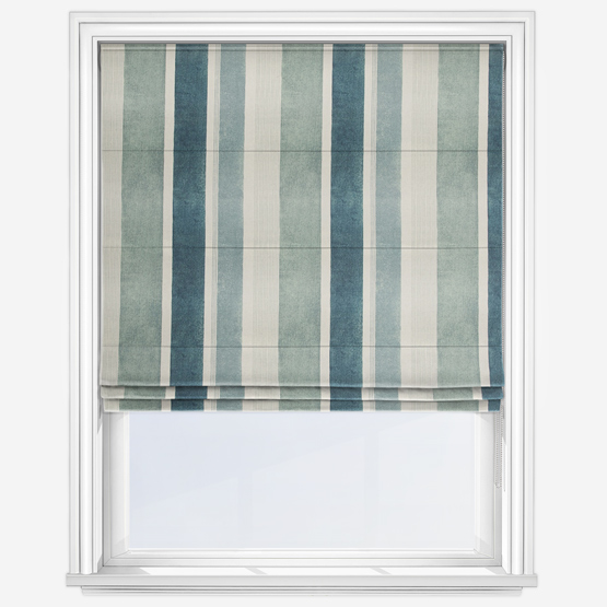 Celia Azure Roman Blind