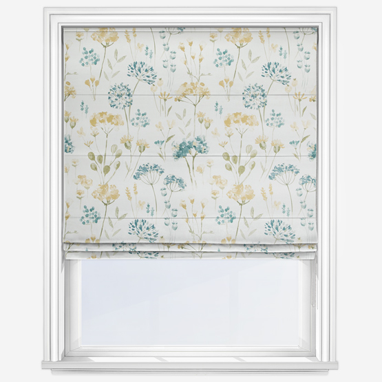 Daphne Azure Roman Blind