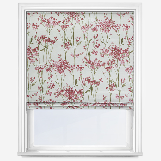 Hawthorn Cranberry Roman Blind