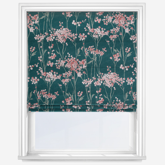 Hawthorn Peacock Roman Blind