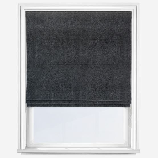 Marina Slate Roman Blind