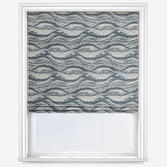 Pescara Indigo Roman Blind