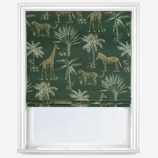 Safari Fern Roman Blind