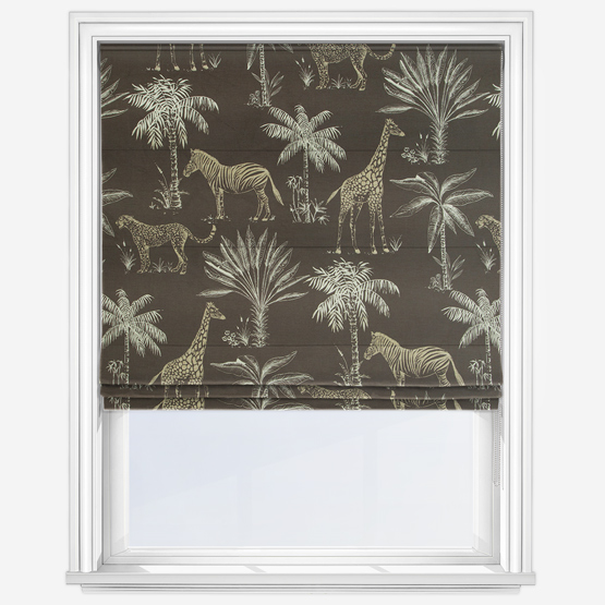 Safari Slate Roman Blind