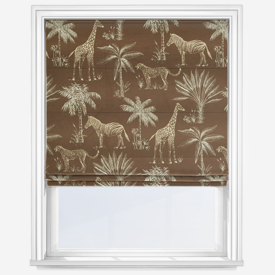 Safari Truffle Roman Blind