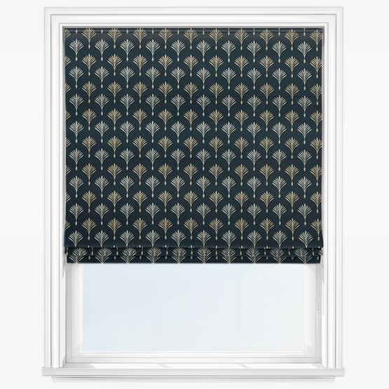 Zion Midnight Roman Blind