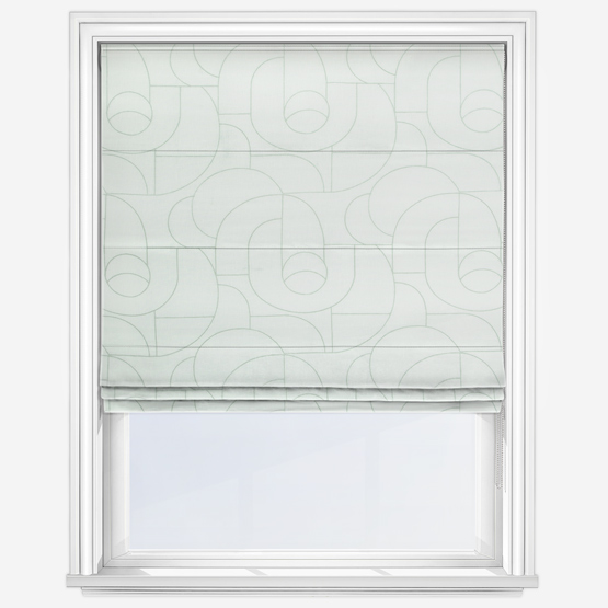 Camengo Esteque Celadon Roman Blind