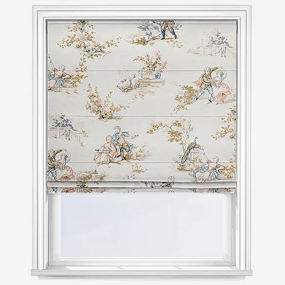 Camengo Gavotte Tissu Multicolore roman