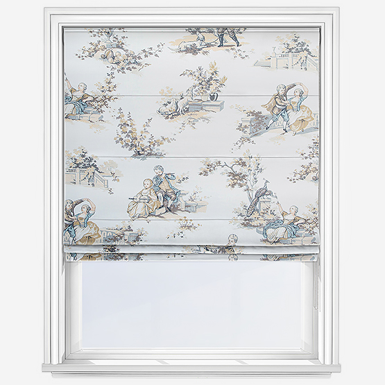 Camengo Gavotte Tissu Naturel Roman Blind