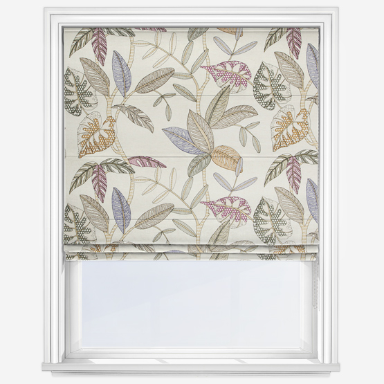 Camengo Guarana Magenta Roman Blind