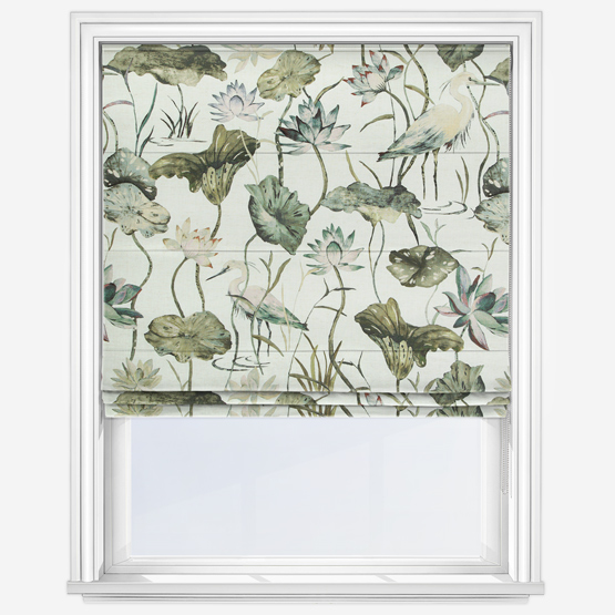 Camengo Heron Jade Roman Blind