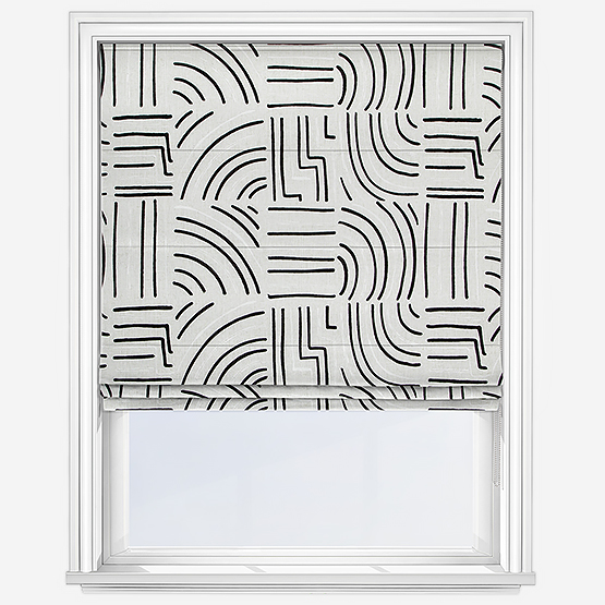 Camengo Kara Carbone Roman Blind