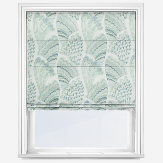 Camengo Piuma Azur Roman Blind