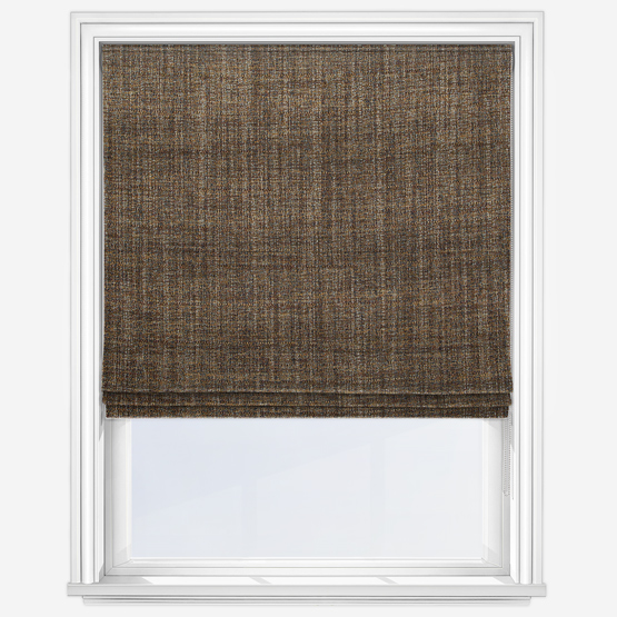 Casamance Alma Bleu Marine Multi Roman Blind