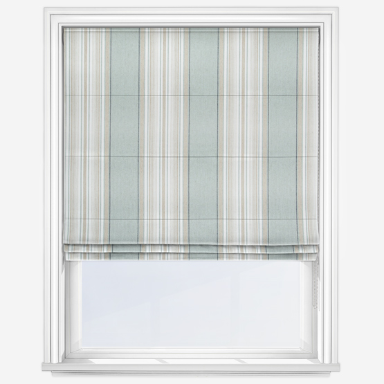 Casamance Aveiro Celadon Roman Blind