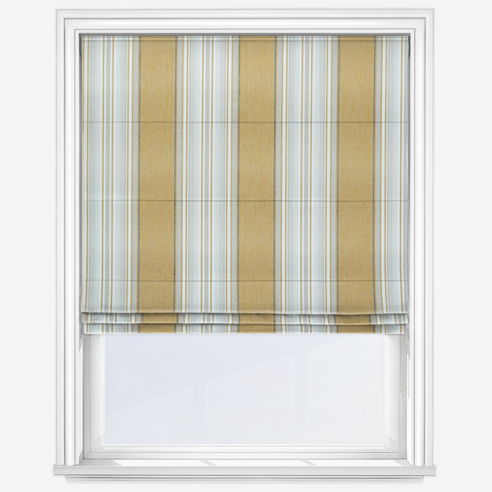 Casamance Aveiro Ocre Roman Blind