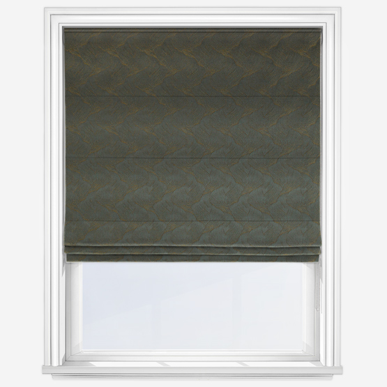 Casamance Betta Gris Fusain Roman Blind