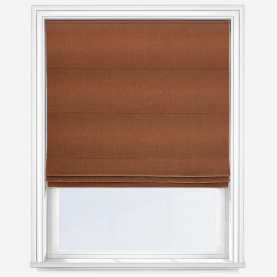 Casamance Casual Cognac Roman Blind