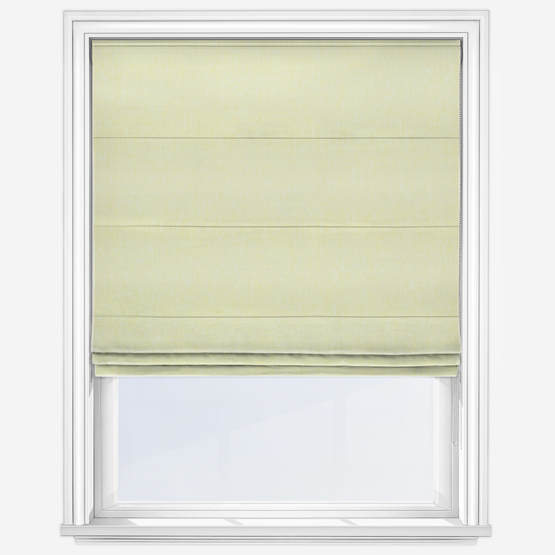 Casamance Casual Jaune Pale Roman Blind