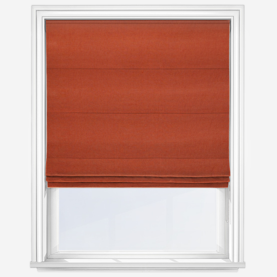 Casamance Casual Orange Brulee Roman Blind