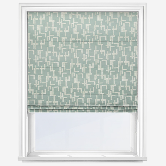 Casamance Dalles Celadon Roman Blind