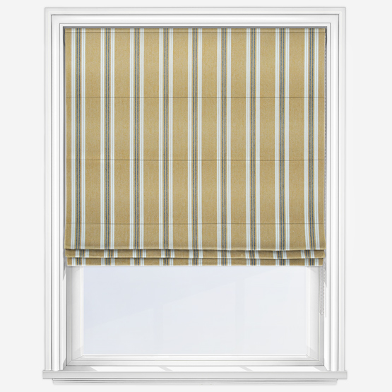 Casamance Lagos Ocre Roman Blind