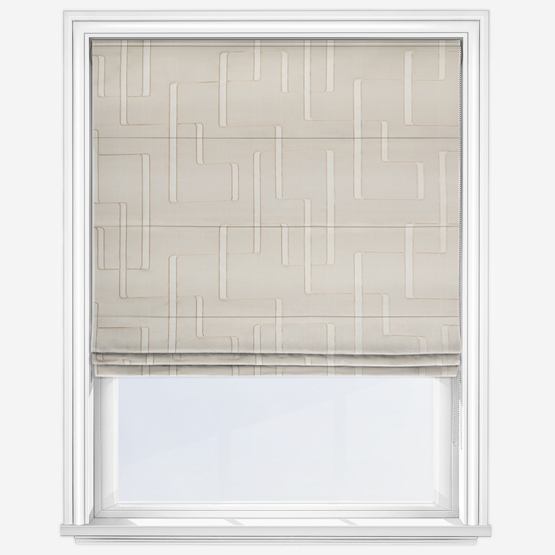 Casamance Lusio Marron Glace Roman Blind