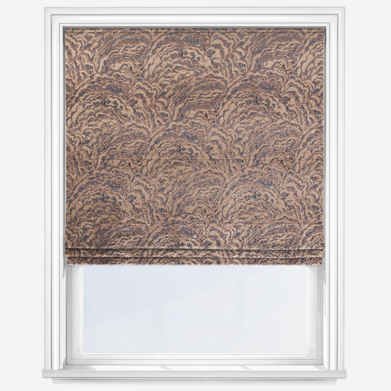 Lumino Midnight Copper Roman Blind