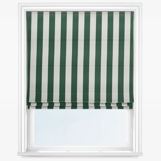 Portland Racing Green Roman Blind