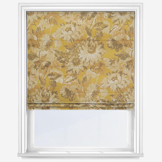 Sunforest Jacquard Ochre Roman Blind