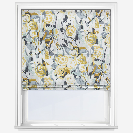 Edinburgh Weavers Callie Gold Roman Blind