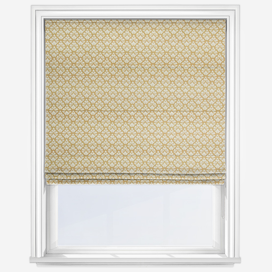 Edinburgh Weavers Cooper Gold Roman Blind