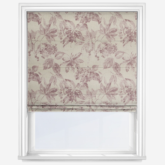 Edinburgh Weavers Flora Berry Roman Blind