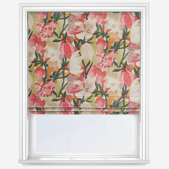 Edinburgh Weavers Lucy Fuchsia Roman Blind
