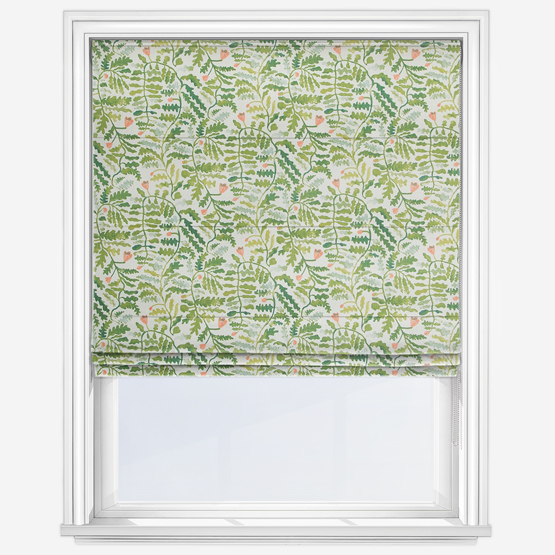 Edinburgh Weavers Mini Bertie Pine Roman Blind