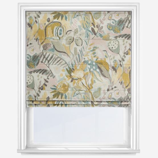 Edinburgh Weavers Vincent Lemon Roman Blind