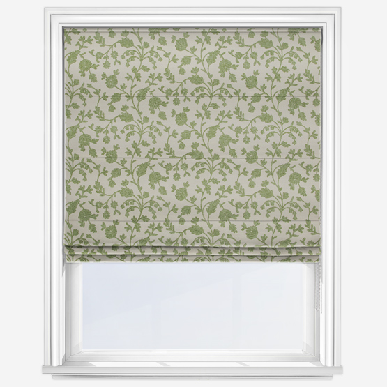 Fibre Naturelle Lucca Thyme Roman Blind