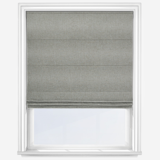 Fibre Naturelle Oyster Bay Stone Roman Blind