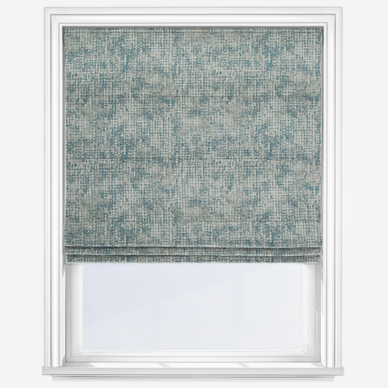 Fibre Naturelle Palazzi Teal Roman Blind